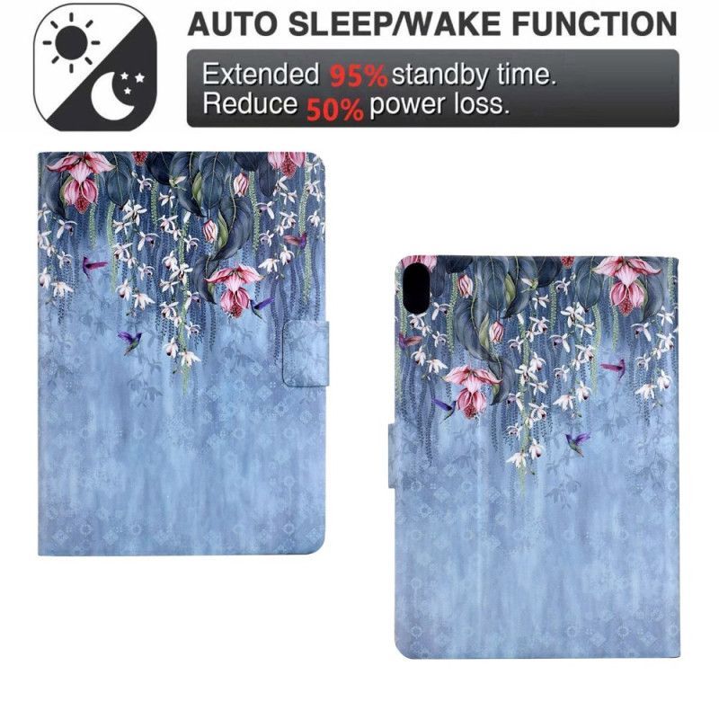 Housse Samsung Galaxy Tab S11 Pluie Florale