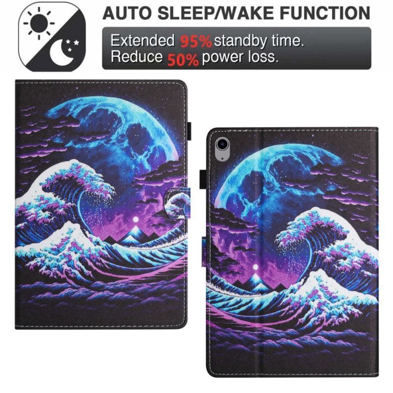 Housse Samsung Galaxy Tab S11 Vagues