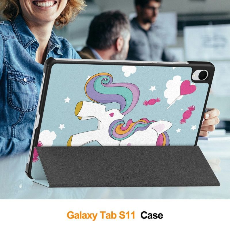 Smart Case Samsung Galaxy Tab S11 Licorne