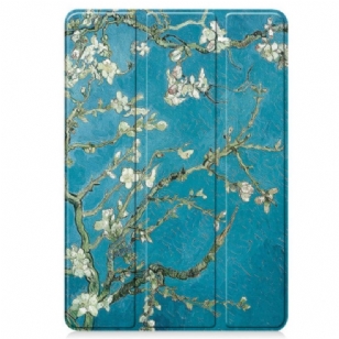 Smart Case Samsung Galaxy Tab S11 Porte-Stylet Fleurs d'Abricotier