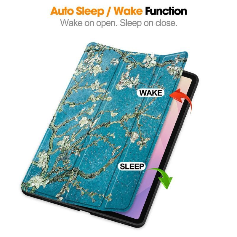 Smart Case Samsung Galaxy Tab S11 Porte-Stylet Fleurs d'Abricotier