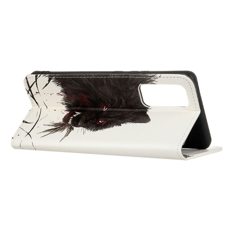 Housse Realme 7 Loup noir