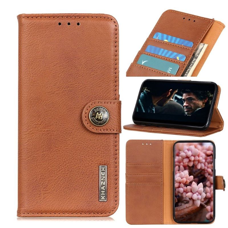 Housse Xiaomi Redmi Note 9 KHAZNEH imitation cuir