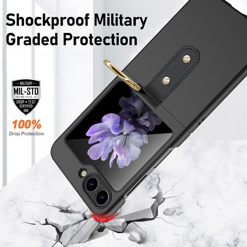 Coque Samsung Galaxy Z Flip 5 Anneau en Métal