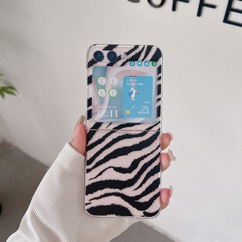 Coque Samsung Galaxy Z Flip 5 Transparente Empreintes Discrètes