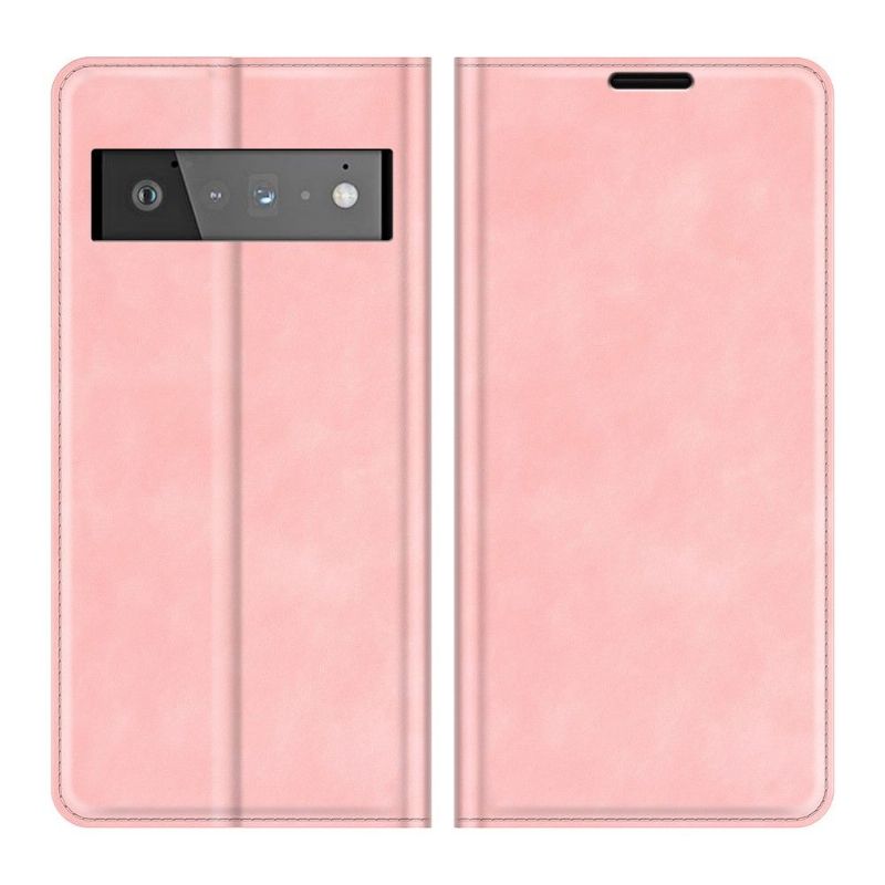 Étui Google Pixel 6 Pro simili cuir fonction stand