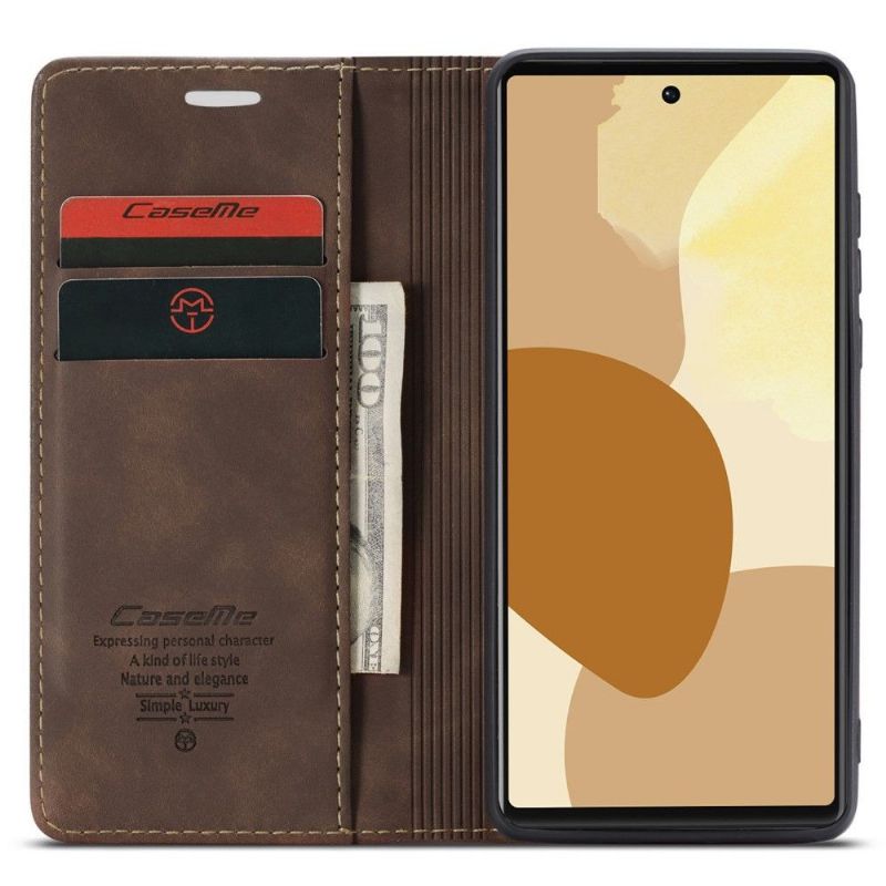 Google Pixel 6 Pro - Housse imitation cuir rétro 013 Series
