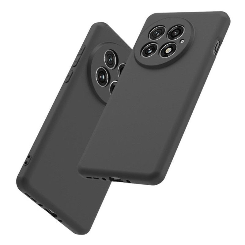 Coque 2-en-1 OnePlus 13 Silicone Mat avec Protecteur Écran en Verre Trempé