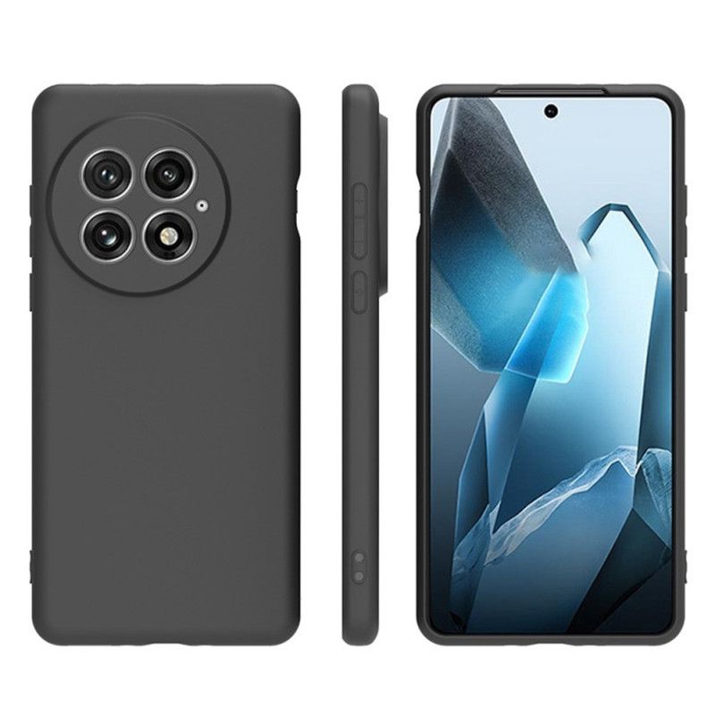 Coque 2-en-1 OnePlus 13 Silicone Mat avec Protecteur Écran en Verre Trempé