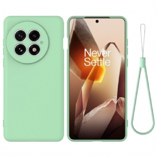 Coque OnePlus 13 Silicone LIquide à Lanière