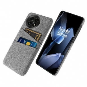 Coque OnePlus 13 Tissu Porte-Cartes
