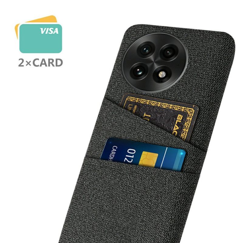 Coque OnePlus 13 Tissu Porte-Cartes