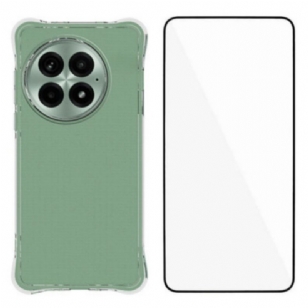 Coque OnePlus 13 Transparente Renforcée avec Protection Écran en Verre Trempé