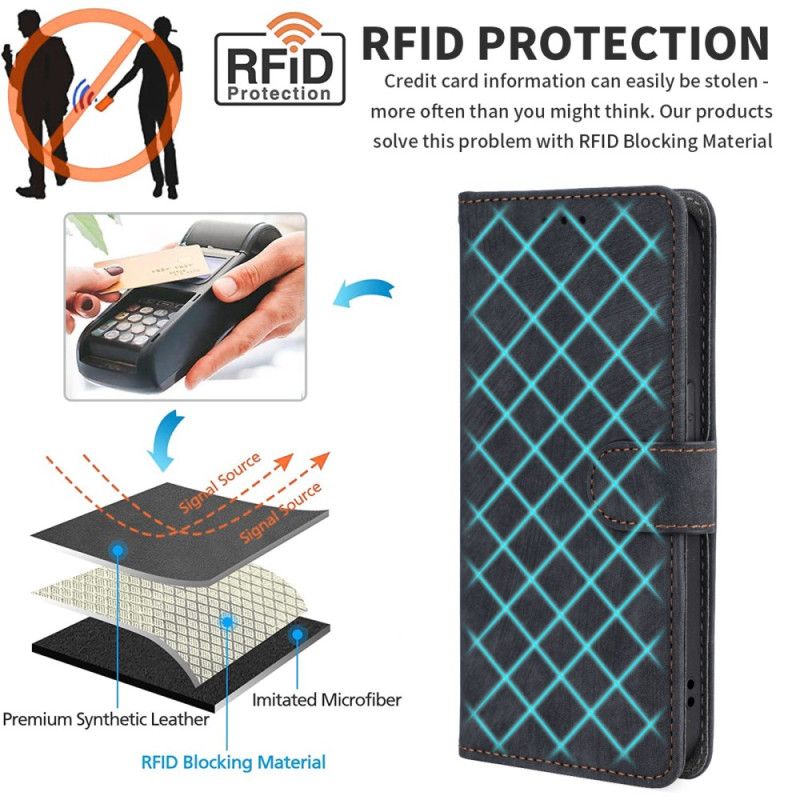 Housse OnePlus 13 Effet Daim Protection RFID