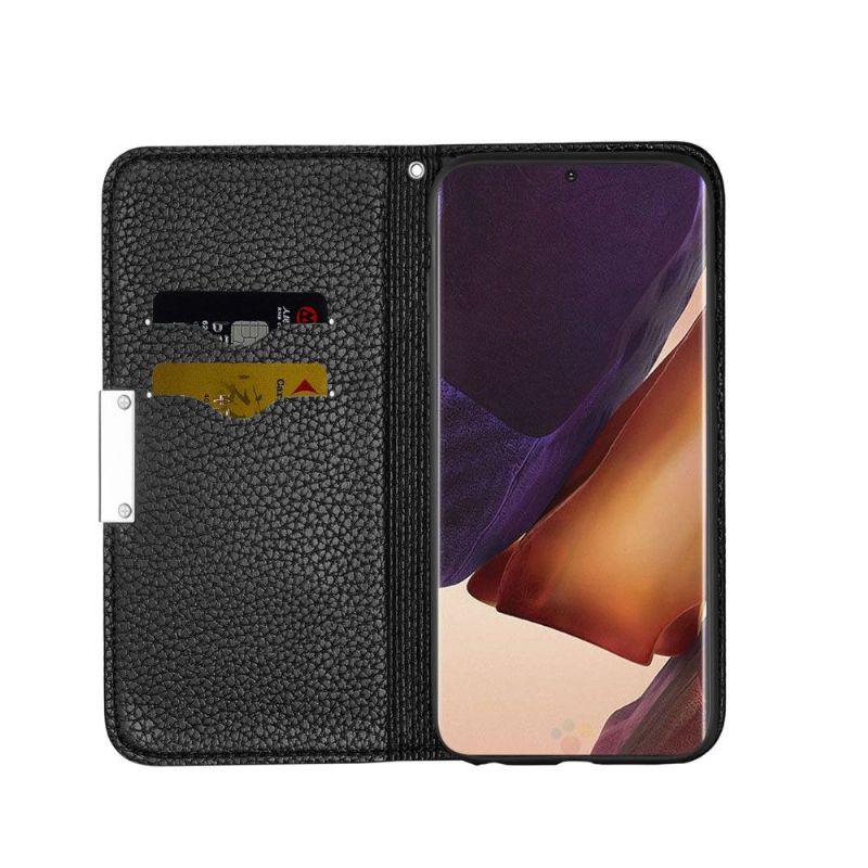 Flip cover Samsung Galaxy Note 20 Ultra simili cuir grainé