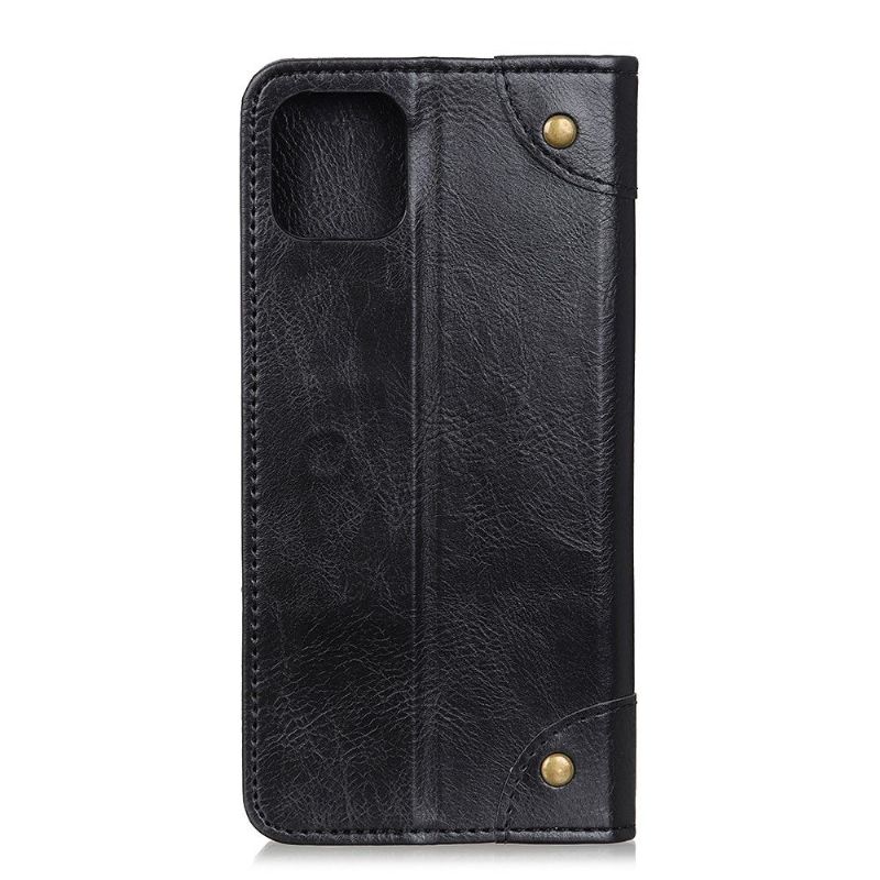 Étui Huawei P40 style cuir fendu