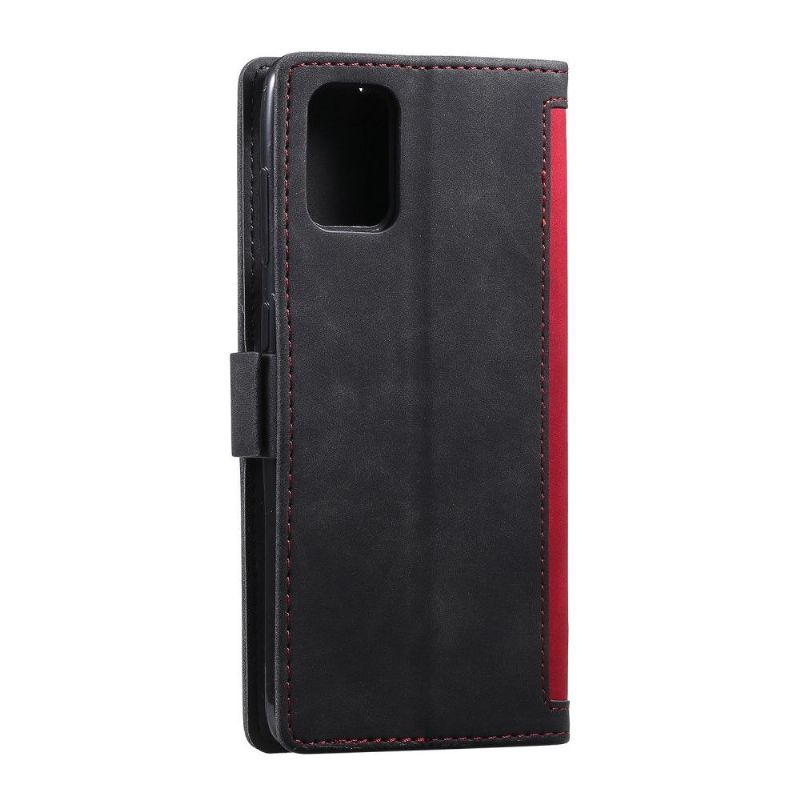 Housse Huawei P40 Vintage Pocket avec lanière