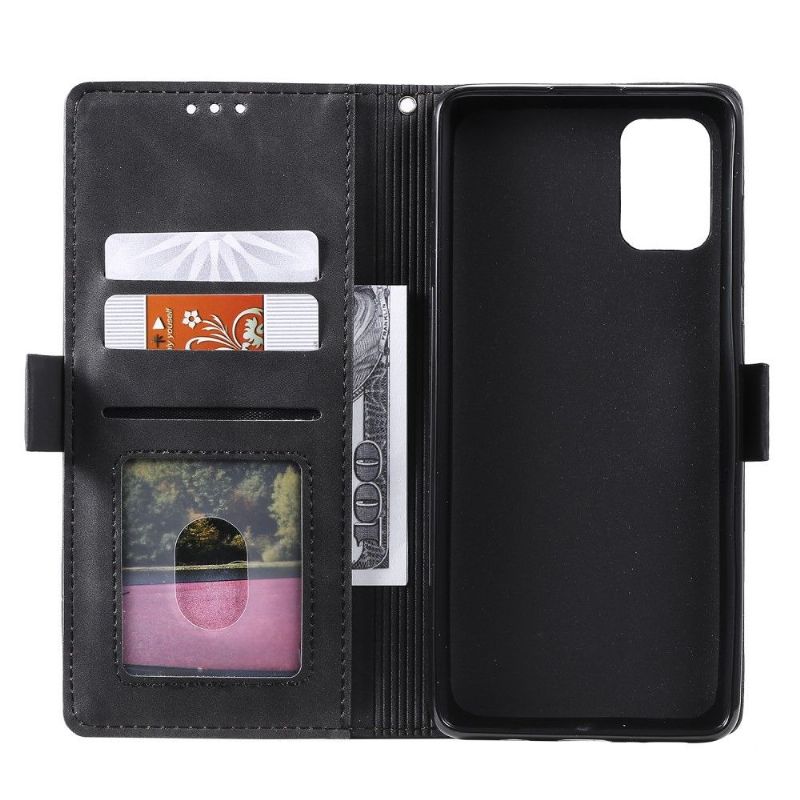 Housse Huawei P40 Vintage Pocket avec lanière