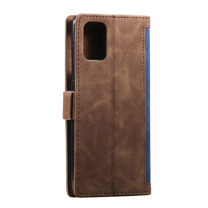 Housse Huawei P40 Vintage Pocket avec lanière