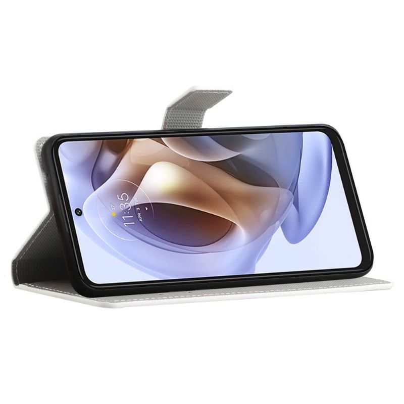 Housse Motorola Moto G31 / Moto G41 effet cuir grainé