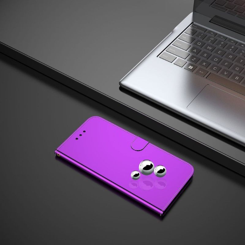 Housse Motorola Moto G31 / G41 simili cuir effet miroir