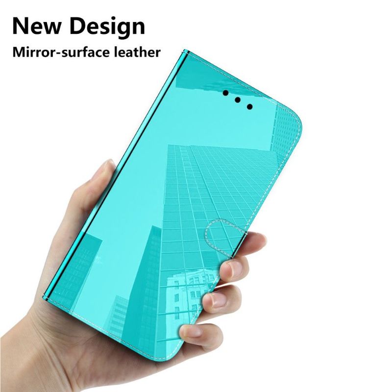 Housse Motorola Moto G31 / G41 simili cuir effet miroir