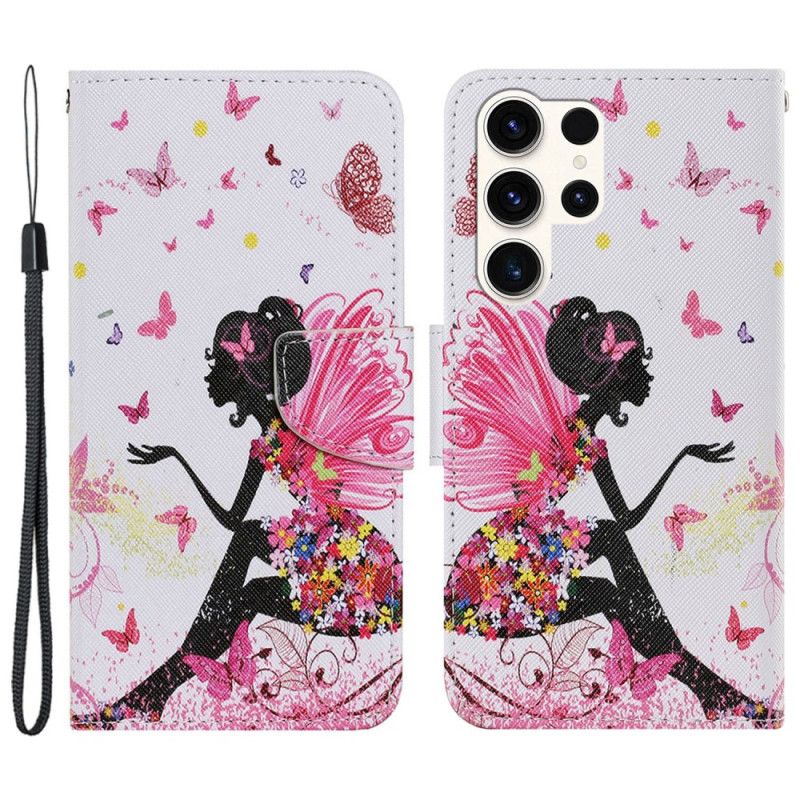 Housse Samsung Galaxy S24 Ultra 5G Fée à Lanière