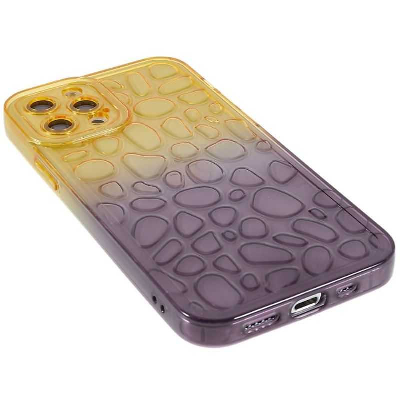 Coque iPhone 12 Pro Max Bicolore Galets