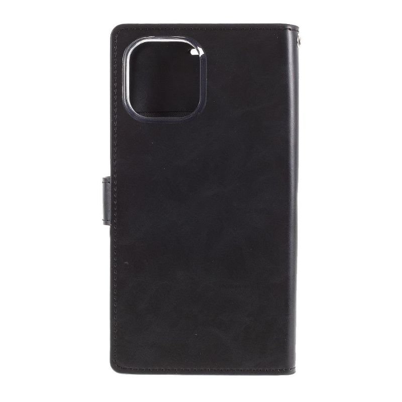 Housse iPhone 12 Pro Max Mansoor imitation cuir