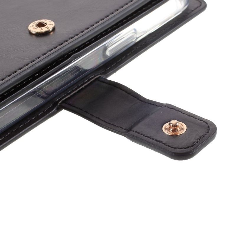 Housse iPhone 12 Pro Max Mansoor imitation cuir
