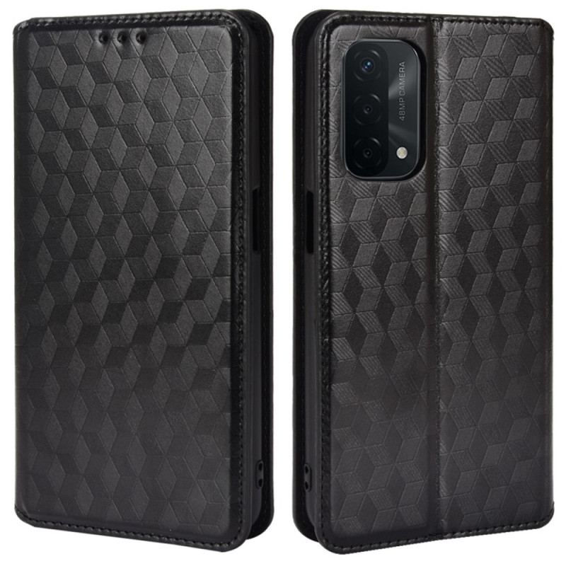 Flip Cover Oppo A54 5G / A74 5G Texture 3D