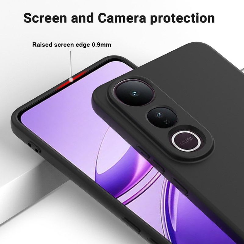 Coque Vivo V50 Lite 5G Silicone Liquide à Lanière