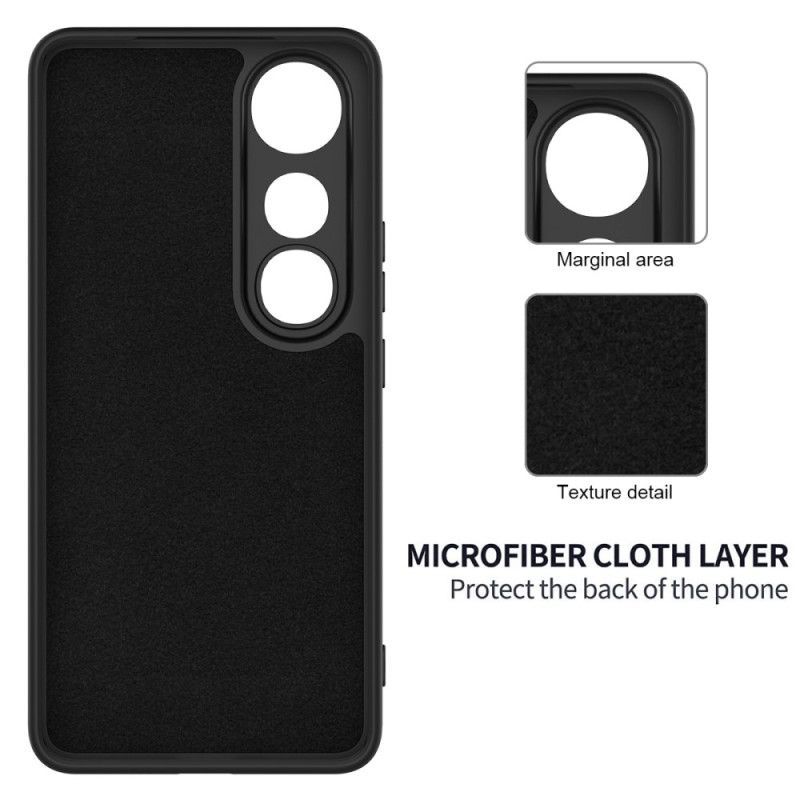 Coque Vivo V50 Lite 5G Silicone Liquide à Lanière