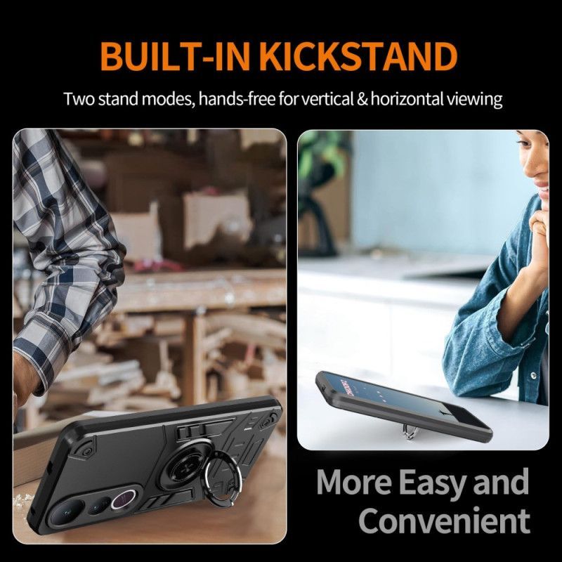Coque Vivo V50 Lite 5G Support Rotatif et Protection Renforcée