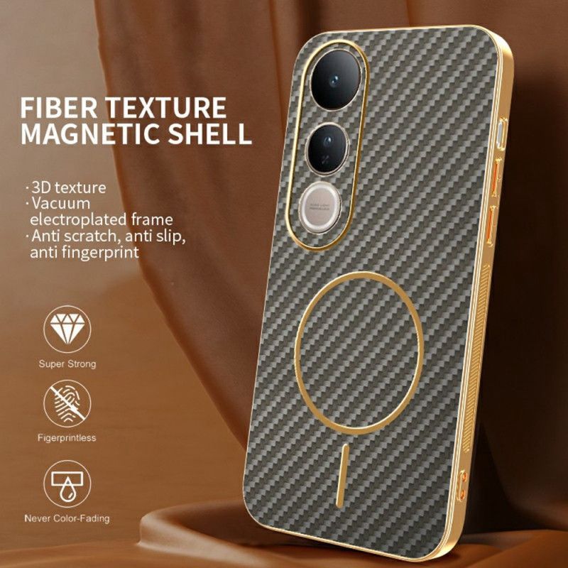 Coque Vivo V50 Lite 5G Texture Fibre de Carbone