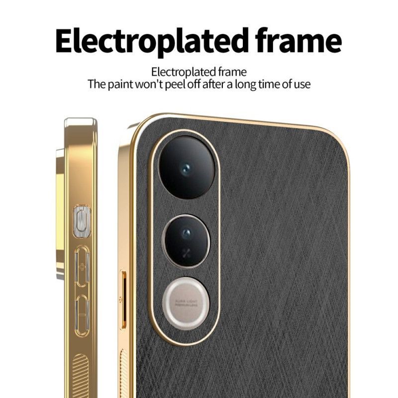 Coque Vivo V50 Lite 5G Texture Soie