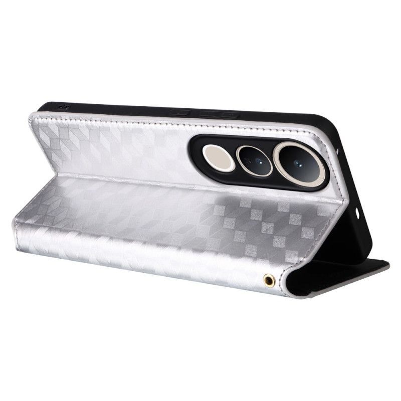 Flip Cover Vivo V50 Lite 5G Motif Losanges