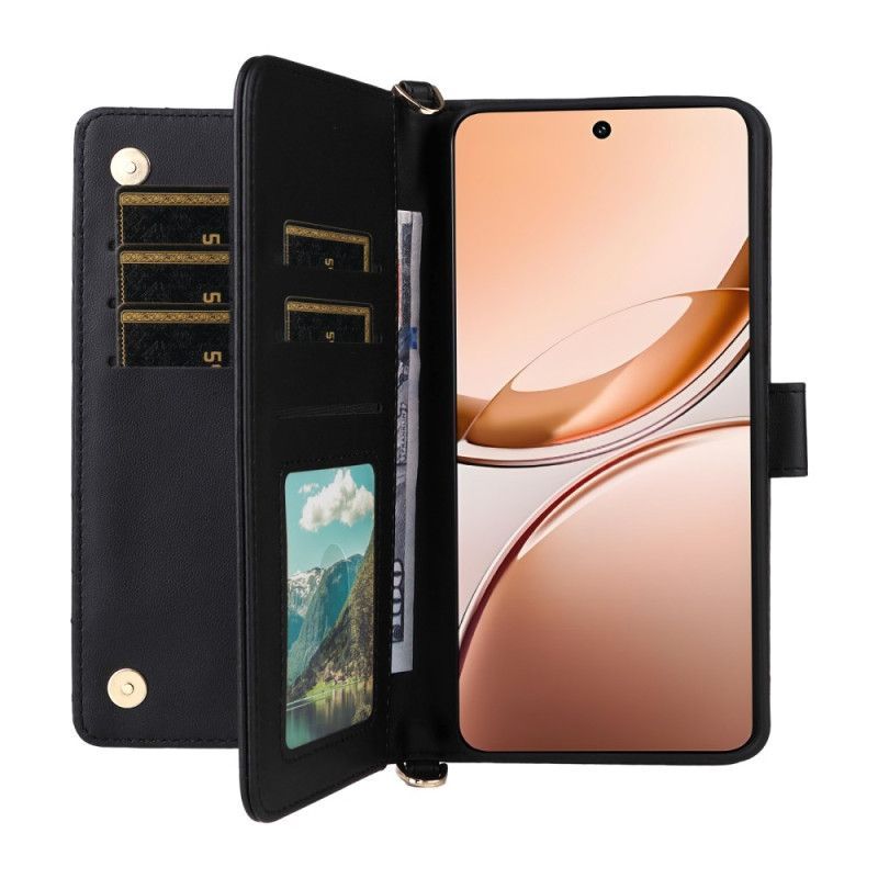 Housse Vivo V50 Lite 5G Matelassée avec Lanière et Bandoulière