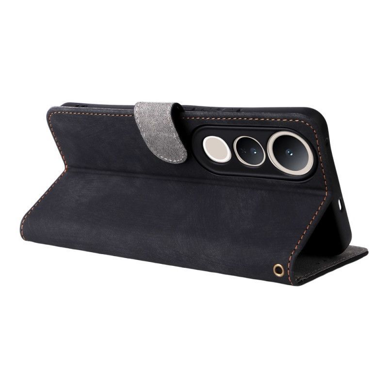 Housse Vivo V50 Lite 5G Protection RFID avec Lanière