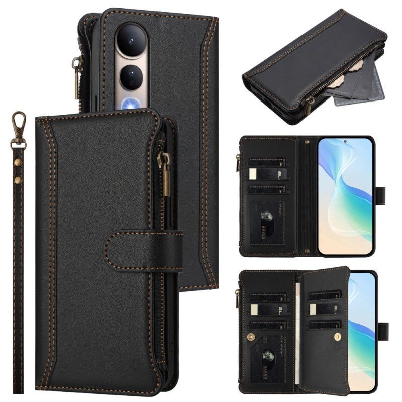 Housse Vivo V50 Lite Portefeuille 9 Porte-Cartes