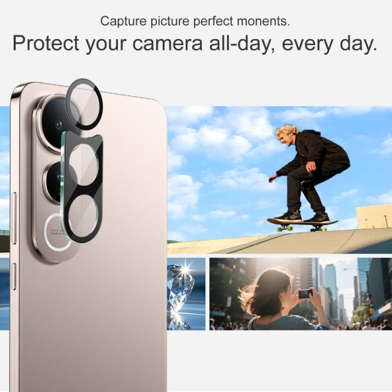Lentille de Protection en Verre Trempé pour Vivo V50 Lite 5G (Version Noire)