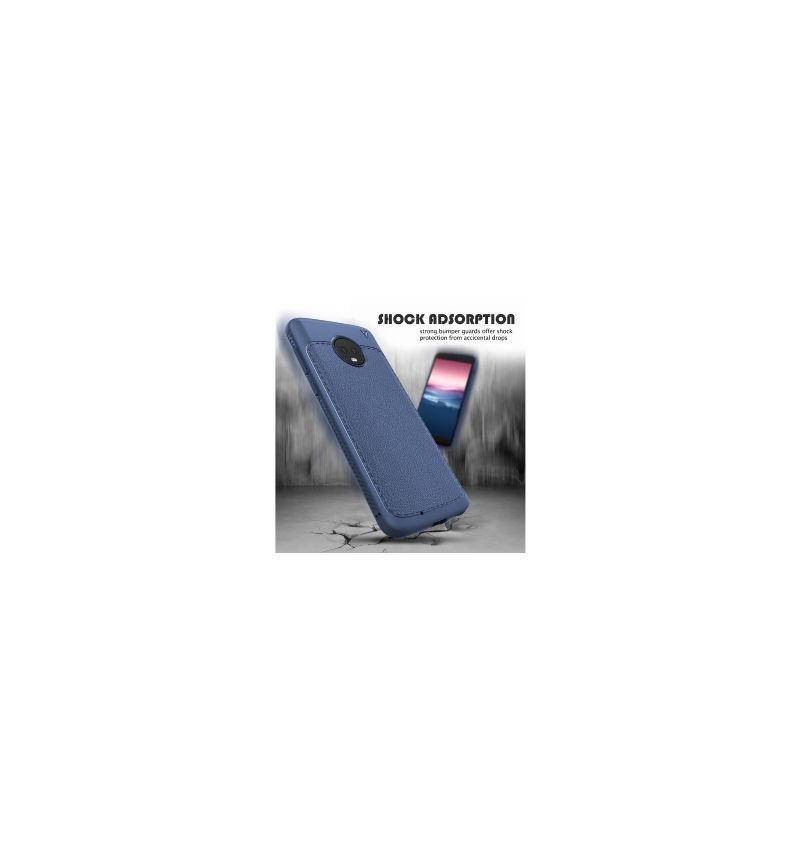 Coque Motorola Moto G6 Gentlemen Series - Bleu marine