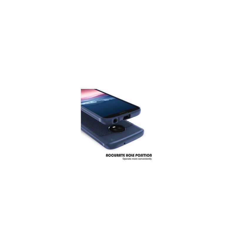 Coque Motorola Moto G6 Gentlemen Series - Bleu marine