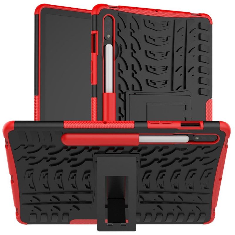 Coque Samsung Galaxy Tab S7 Plus antidérapante fonction support