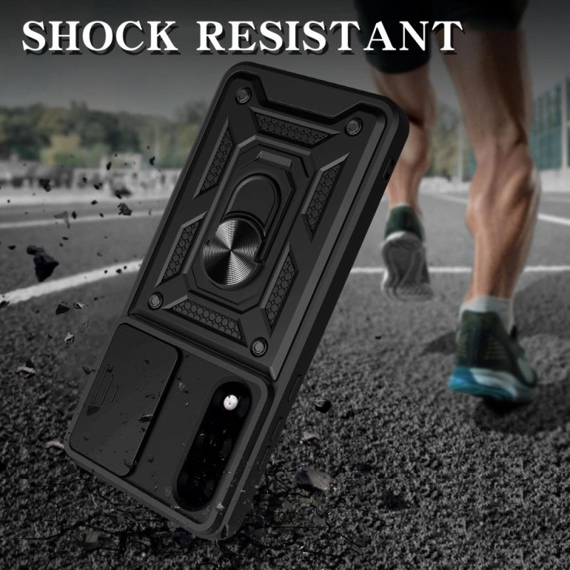 Coque OnePlus Nord 5 Couvercle Coulissant pour Caméra et Support