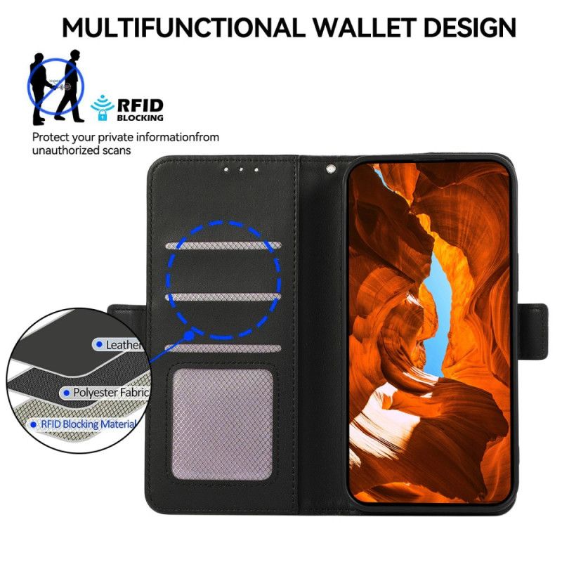 Coque OnePlus Nord 5 Portefeuille RFID Cuir ABEEL