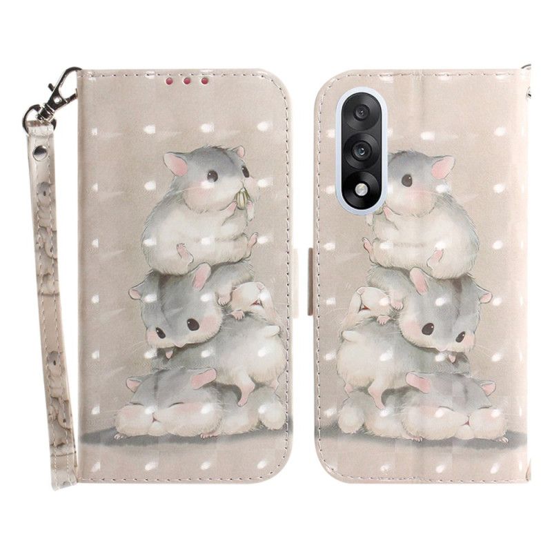 Housse OnePlus Nord 5 5G Hamsters à Lanière