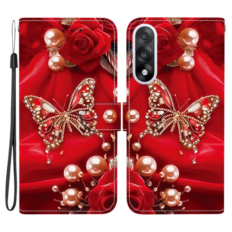 Housse OnePlus Nord 5 5G Papillons Rouges