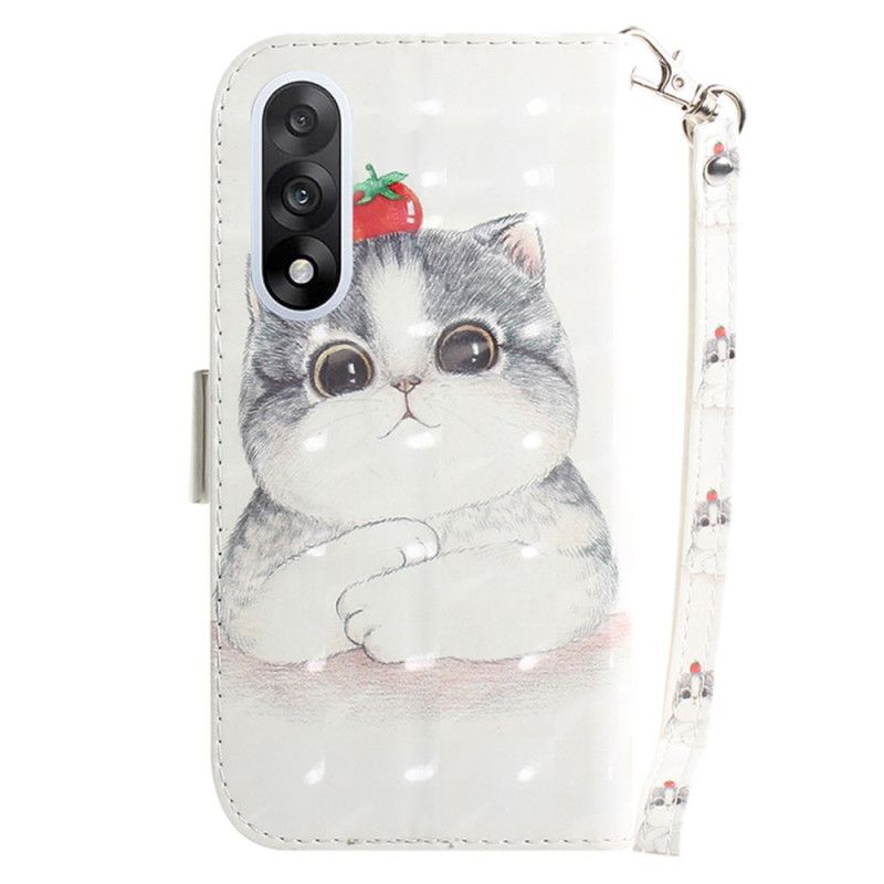 Housse OnePlus Nord 5 Chat Mignon à Lanière