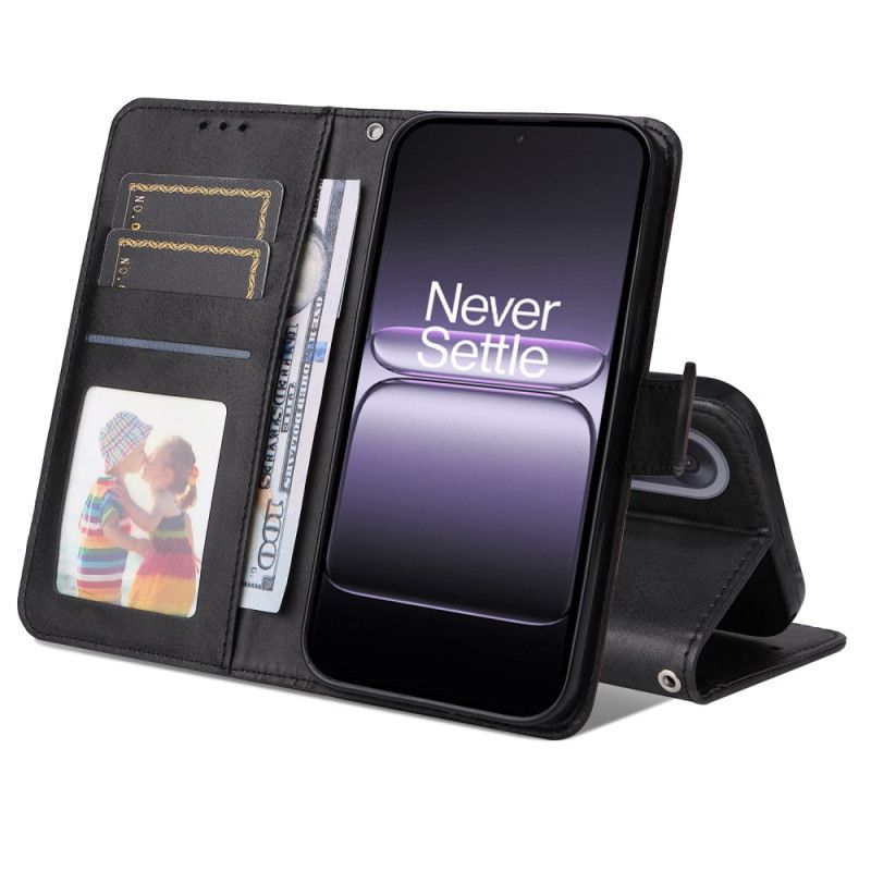 Housse OnePlus Nord 5 Effet Cuir à Lanière